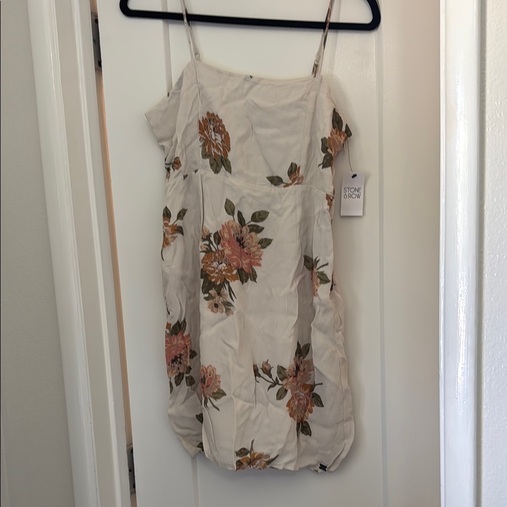 Floral Spaghetti Strap Dress